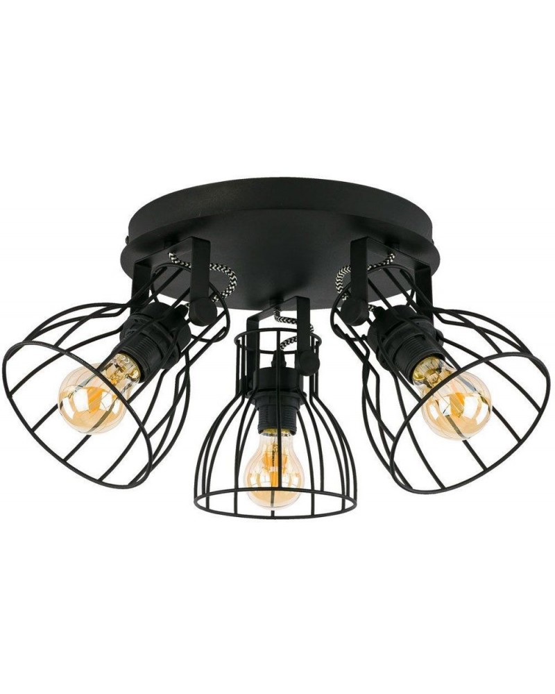 Спот з трьома лампами TK lighting 2123 Alano Black