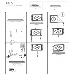 Стельовий світильник Eglo 98447 Frania