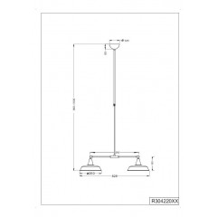 Люстра-підвіс Trio Wilton R30422024