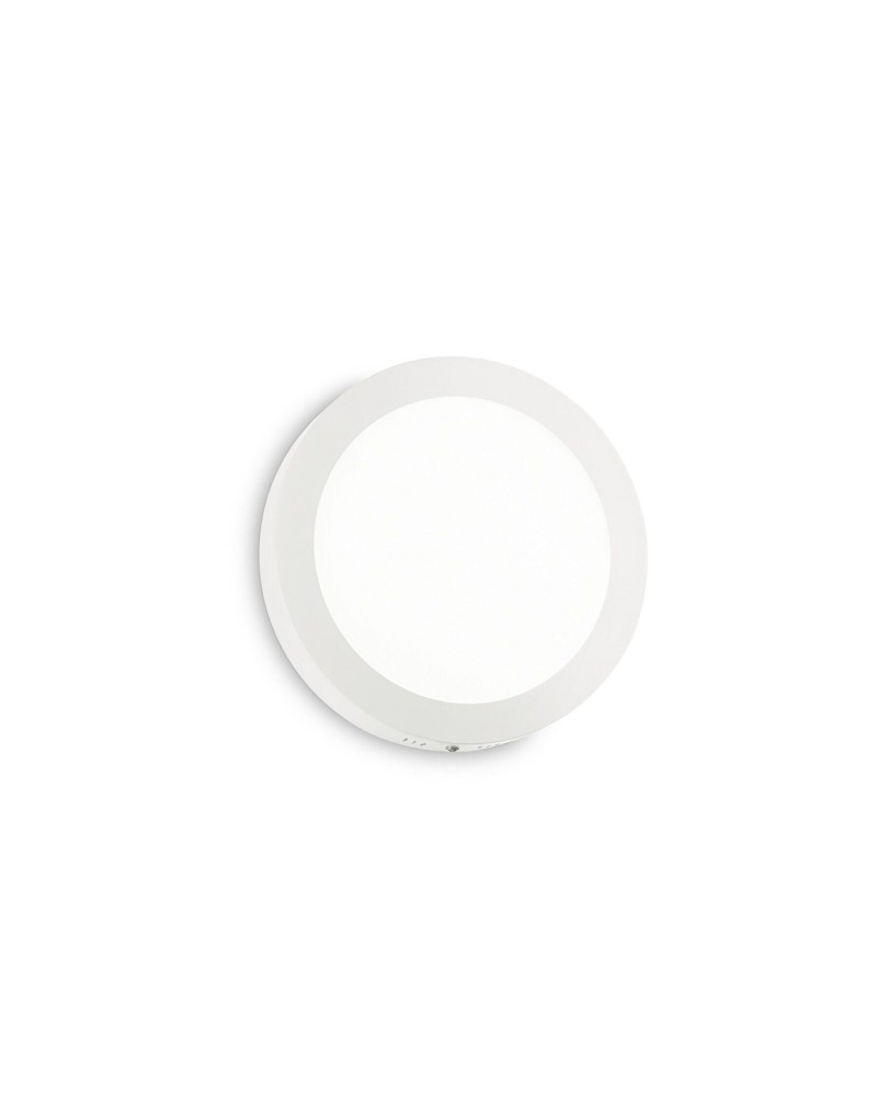 Настінний світильник Ideal lux Universal AP1 18W Round Bianco (138602)