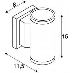 Вулична підсвітка фасаду SLV 233114