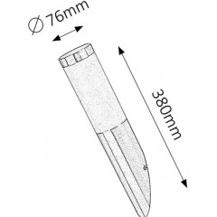 Світильник вуличний Rabalux 8261 Inox Torch