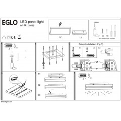 Стельовий світильник Eglo 39465 Escondida