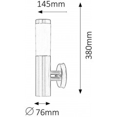 Світильник вуличний Rabalux 8262 Inox Torch