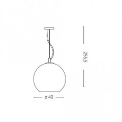 Люстра-підвіс Ideal lux 250342 Nemo SP1 D40 Cromo