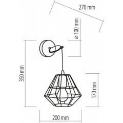 Бра декоративне TK lighting 2181 Diamond