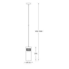 Люстра-підвіс Zuma Line Gem Pendant P0389-01D-0FD2