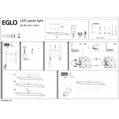 Стельовий світильник Eglo SALOBRENA-A 98201