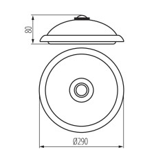 Стельовий світильник Kanlux 18121 Fogler Led 14w-nw