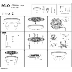 Стельовий світильник Eglo 97918 Totari-C