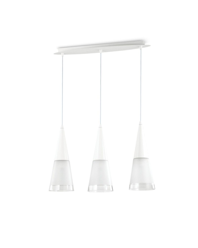 Люстра-підвіс Ideal lux CONO SB3 BIANCO (112381)