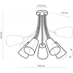 Дитяча люстра TK LIGHTING 1712