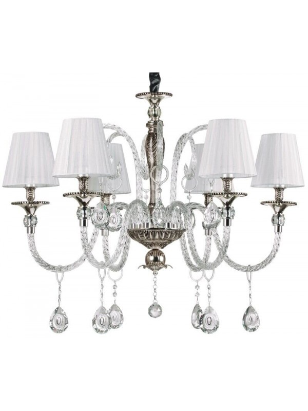 Люстра Ideal lux 174945 Romantic SP6 Argento