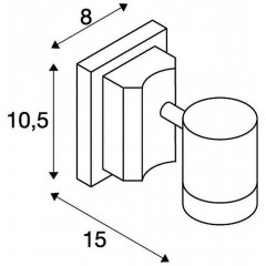 Настінний вуличний світильник SLV 233104