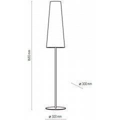 Торшер декоративний TK LIGHTING 5172