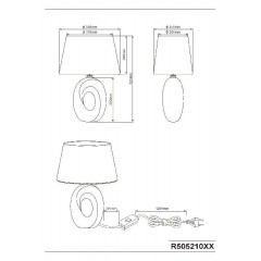 Декоративна настільна лампа Trio Taba R50521089