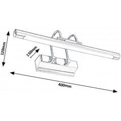 Підсвітка для картин і дзеркал Rabalux 1495 LUDOVIC