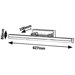 Підсвітка для картин і дзеркал Rabalux 5729 SILAS