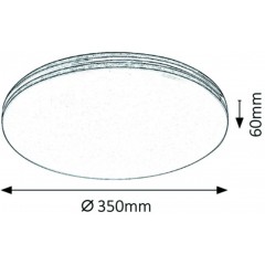 Стельовий світильник Rabalux 3347 OSCAR
