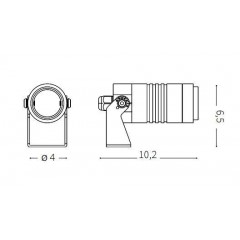 Вулична підсвітка фасаду Ideal lux 245041 Starlight 5,5W