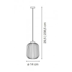 Люстра-підвіс Ideal lux 237442 Mint-1 SP1 Silver