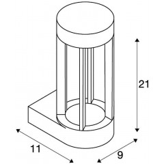 Настінний вуличний світильник SLV 231807