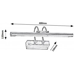 Підсвітка для картин і дзеркал Rabalux 1496 LUDOVIC