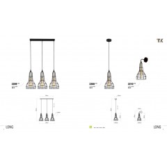 Люстра-підвіс TK lighting 2208 Long