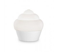 Декоративна настільна лампа Ideal lux 248479 Cupcake TL1 Small Bianco