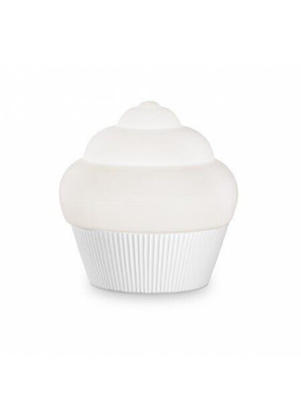 Декоративна настільна лампа Ideal lux 248479 Cupcake TL1 Small Bianco