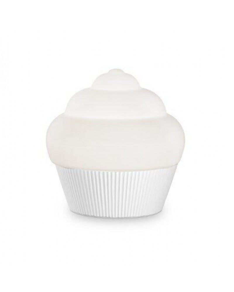 Декоративна настільна лампа Ideal lux 248479 Cupcake TL1 Small Bianco