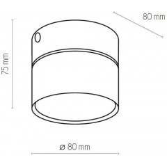 Точковий накладний світильник TK LIGHTING 3398