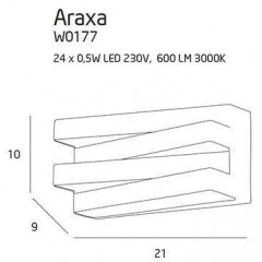 Декоративна підсвітка Maxlight W0177 Araxa