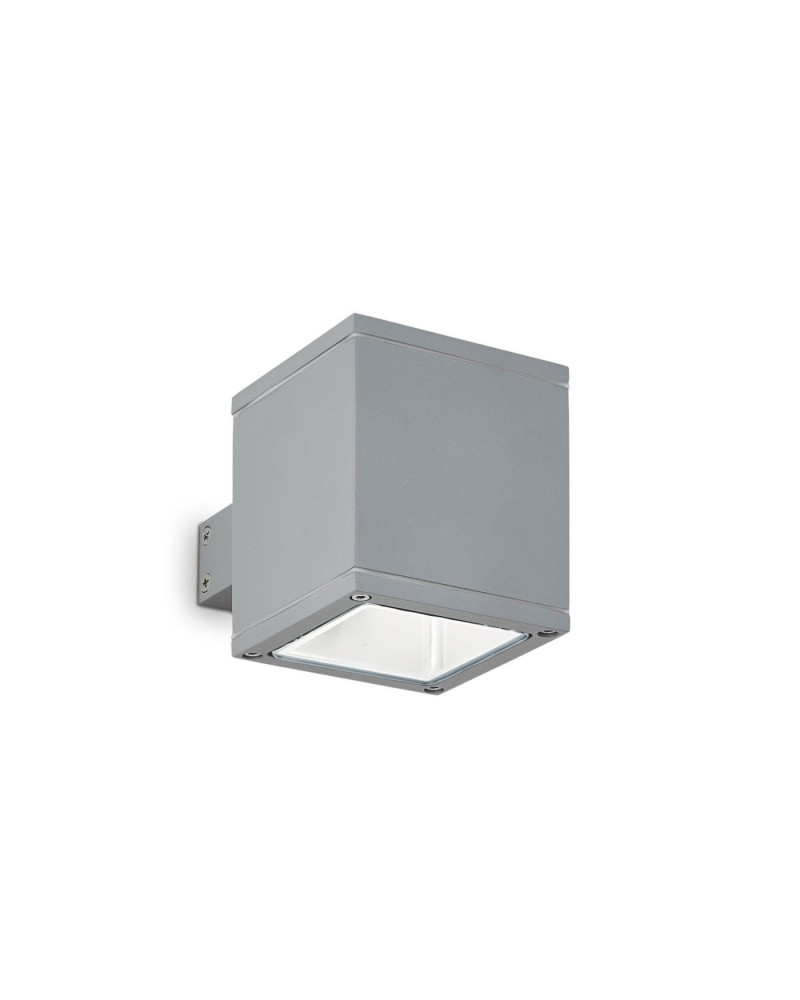 Вулична підсвітка фасаду Ideal lux Snif AP1 Square Grigio (118666)