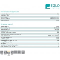 Точковий врізний світильник Eglo 94403 Peneto