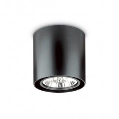 Точковий накладний світильник Ideal lux 243450 Mood PL1 D15 Round Nero