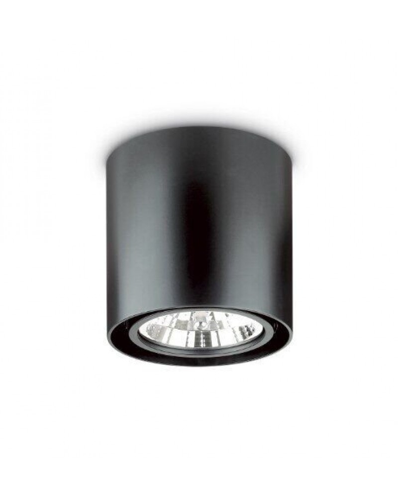 Точковий накладний світильник Ideal lux 243450 Mood PL1 D15 Round Nero