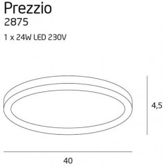 Стельовий світильник Maxlight 2875 Prezzio