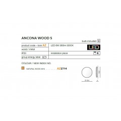 Декоративна підсвітка Azzardo AZ2714 Ancona Wood S