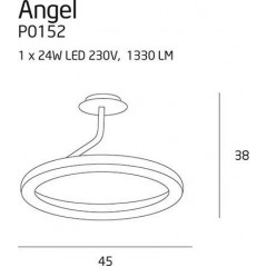 Люстра сучасна стельова Maxlight P0152 Angel