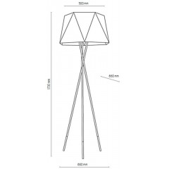 Торшер на тринозі TK LIGHTING 3110