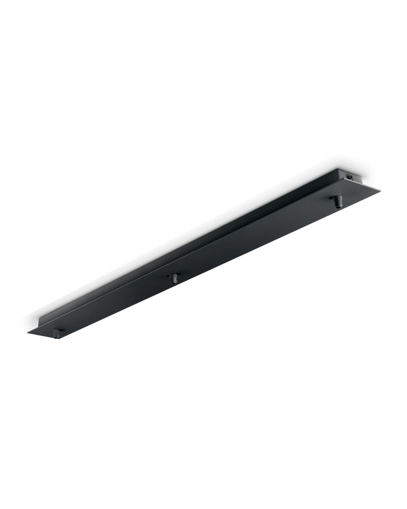 Аксесуар Ideal lux Rosone Metallo 3 Luci Nero (123301)