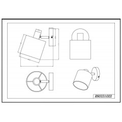 Бра спрямованого світла Trio Tommy R80331001