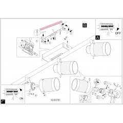 Спот з трьома лампами Eglo 93703 Orvieto 1