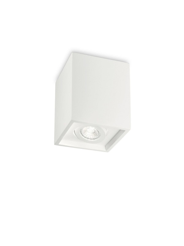 Точковий накладний світильник Ideal lux Oak PL1 Square Bianco (150468)