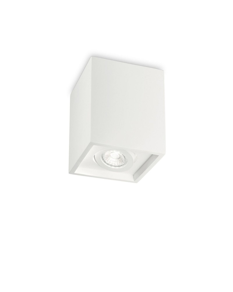 Точковий накладний світильник Ideal lux Oak PL1 Square Bianco (150468)