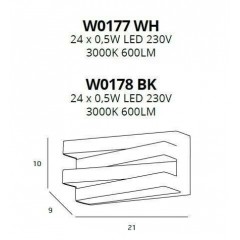 Декоративна підсвітка Maxlight W0178 Araxa