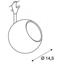 Світильник для трекової системи SLV 185580