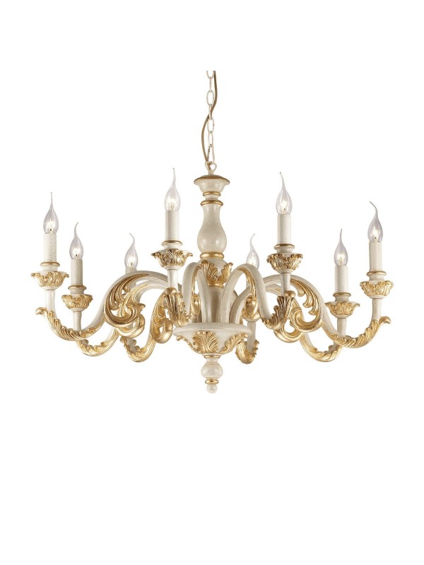 Люстра Ideal lux Giglio Oro SP8 (75341)