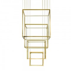 Люстра сучасна Azzardo AZ3140 Opera XL DIMM (gold)